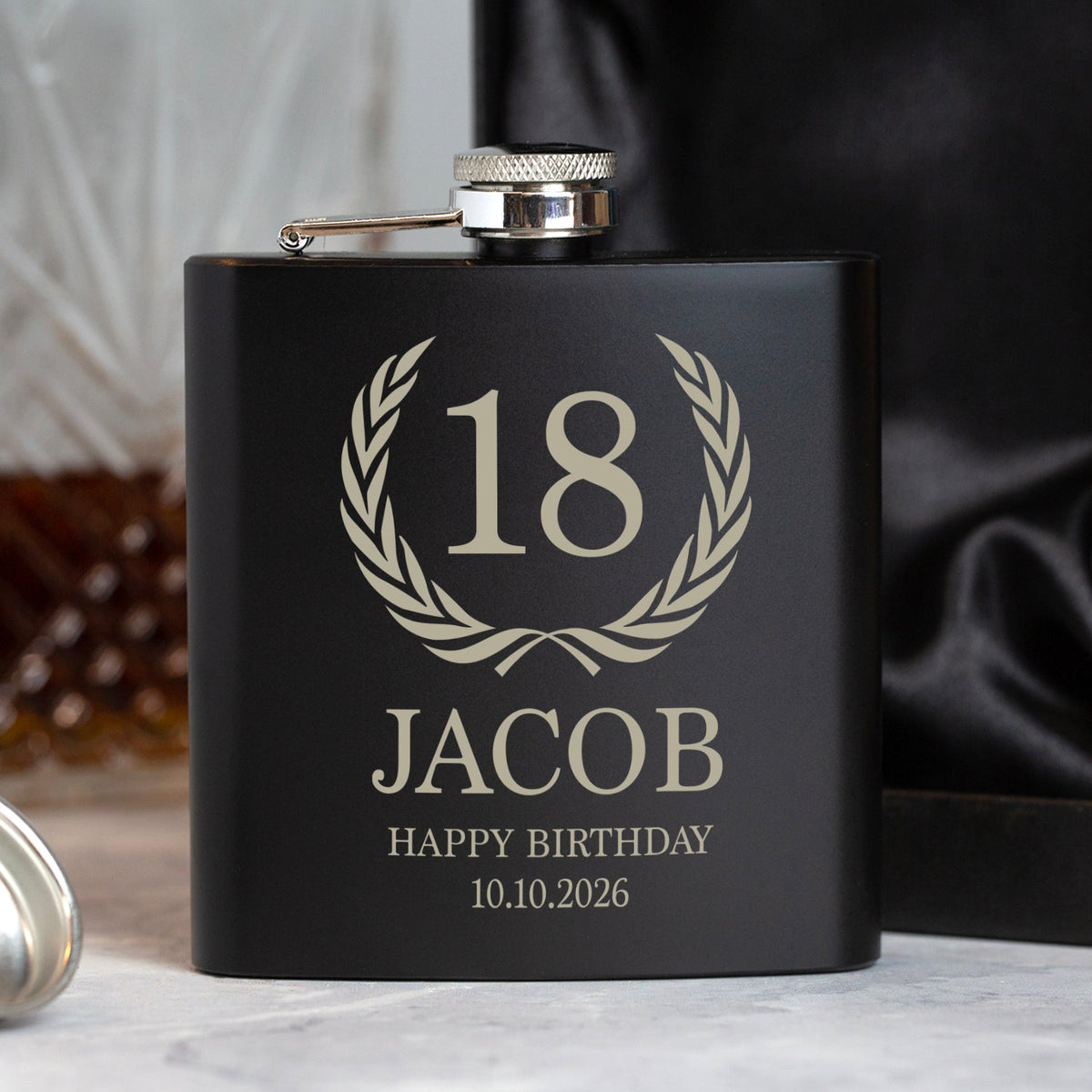Personalised Birthday Hip Flasks
