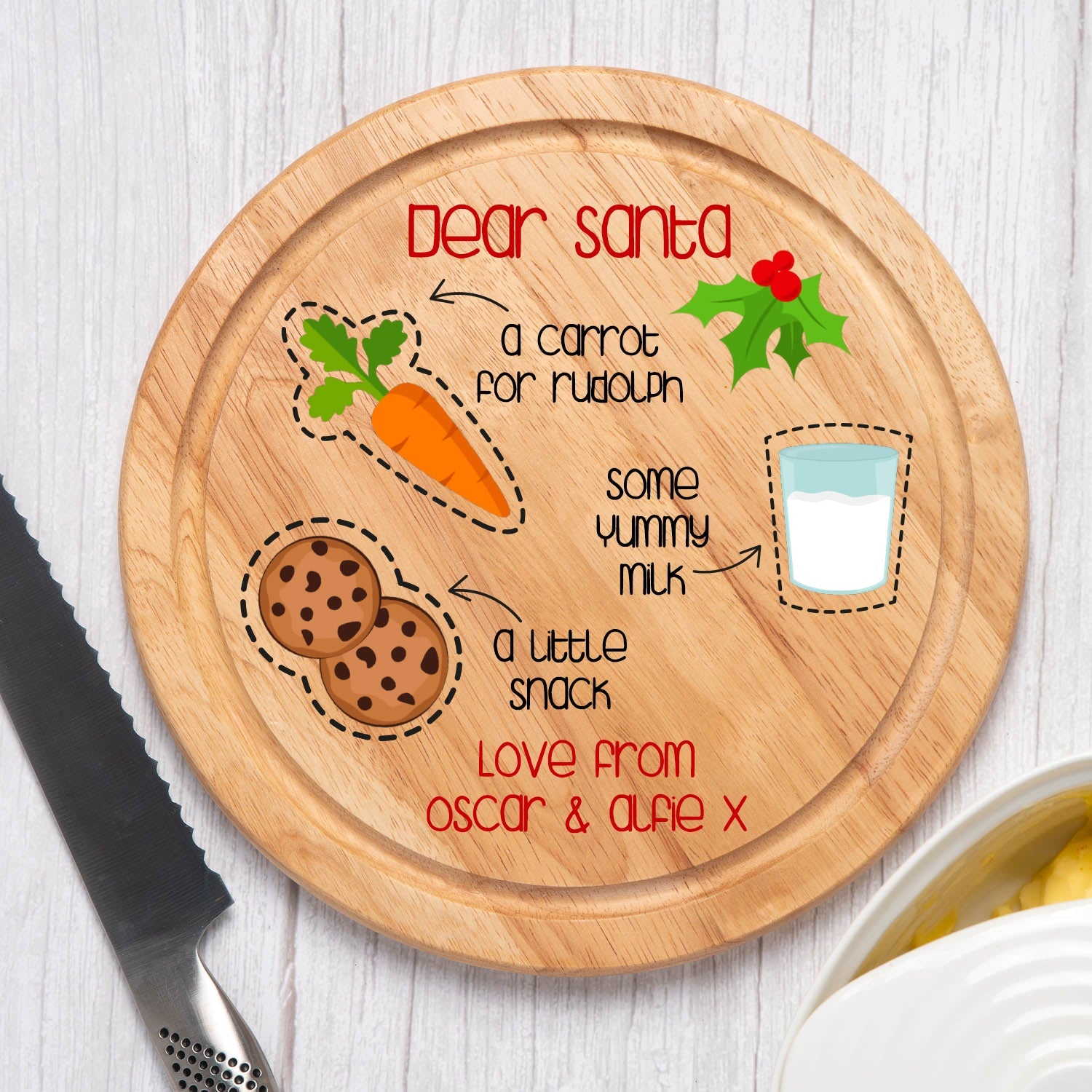 Personalised Wooden Christmas Gifts