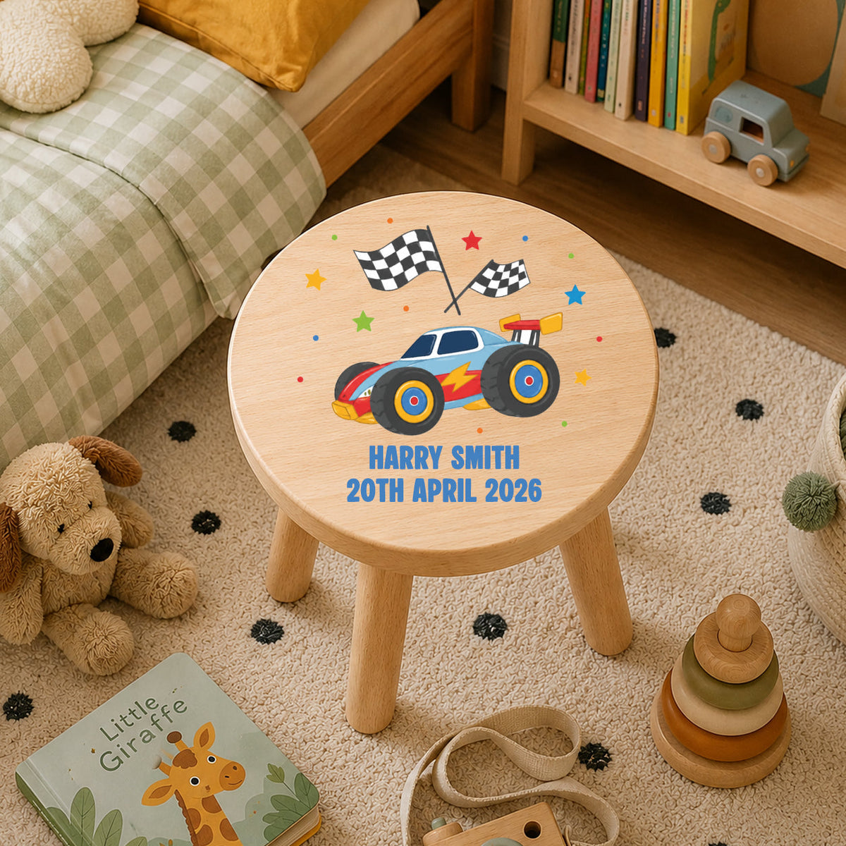 Personalised Wooden Stools