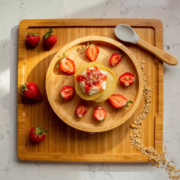 Personalised Round Tiny Dining Suction Plate