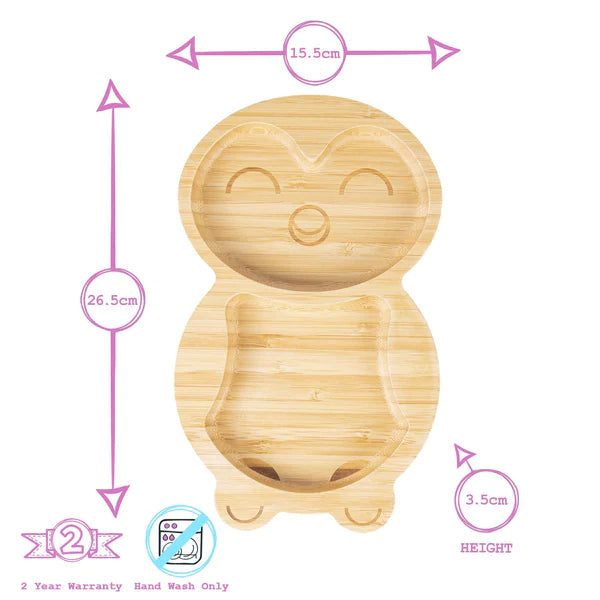 Personalised Penguin Tiny Dining Suction Plate