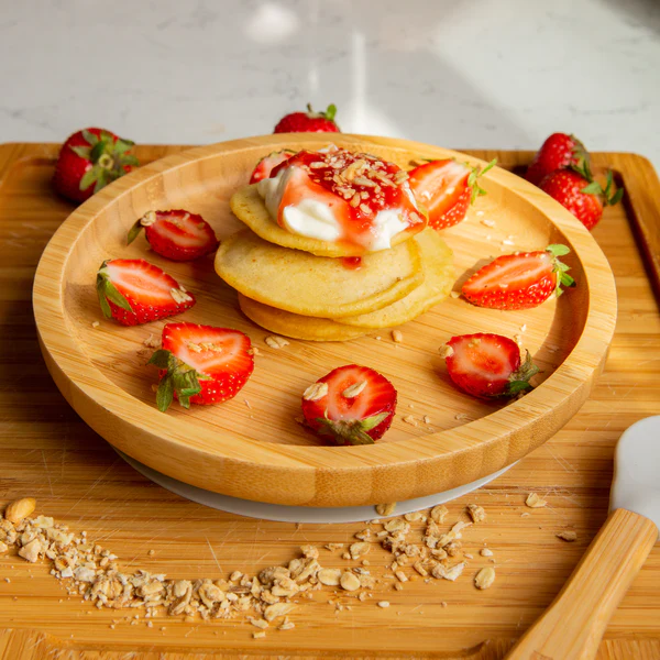 Personalised Round Tiny Dining Suction Plate