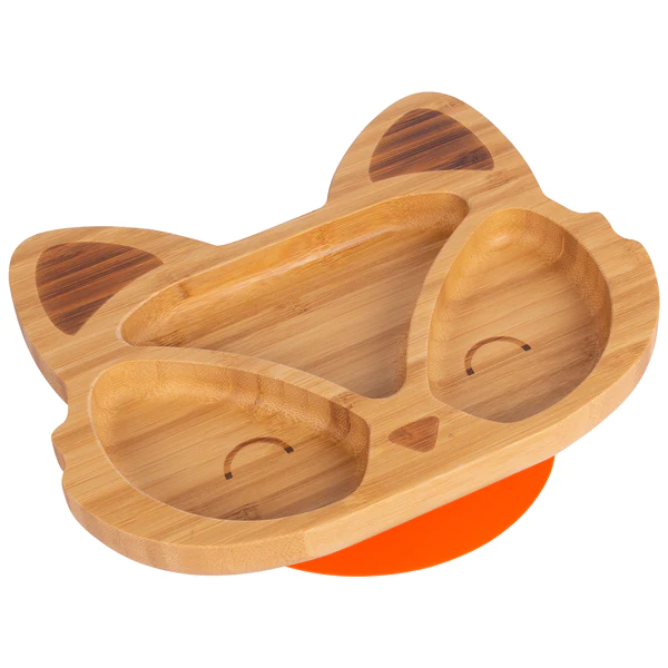 Personalised Fox Tiny Dining Suction Plate