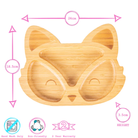 Personalised Fox Tiny Dining Suction Plate