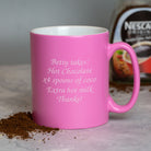 Personalised Any Message Mug - Pink - Mugs