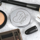 Personalised Maid Of Honour Silver Compact Mirror - Compact Mirror