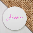 Personalised Large Name Round Coaster