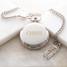 Personalised Name Silver Pocket Fob Watch - Pocket Watches