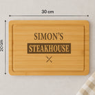Personalised Steakhouse Wooden Chopping Board - Chopping Boards