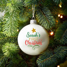 Personalised Baby’s First Christmas Bauble - Baubles