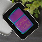 Personalised Best Man Rainbow Script Wedding Lighter & Gift Box - Lighters