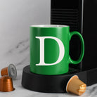Personalised Initial Mug - Green - Mugs