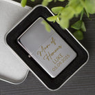 Personalised Man of Honour Silver Script Wedding Lighter & Gift Box - Lighters