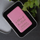 Personalised Mother of the Bride Pink Script Wedding Lighter & Gift Box - Lighters