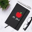 Personalised Teacher Apple PU A5 Notebook - Black - Notebook