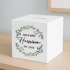 Personalised Mr & Mrs Wedding Wooden Money Box - Money Boxes