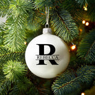 Personalised Initial & Name Christmas Bauble - Baubles