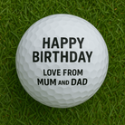 Personalised Happy Birthday Golf Ball - Golf Balls