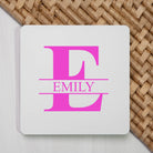 Personalised Initial & Name Square Coaster