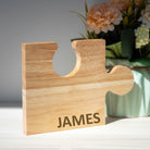 Personalised Name Wooden Jigsaw Coaster Set