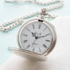 Personalised Usher Silver Pocket Fob Watch - Pocket Watches