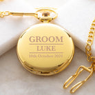 Personalised Any Role Gold Pocket Fob Watch - Pocket Watches