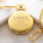 Personalised Any Role Gold Pocket Fob Watch - Pocket Watches