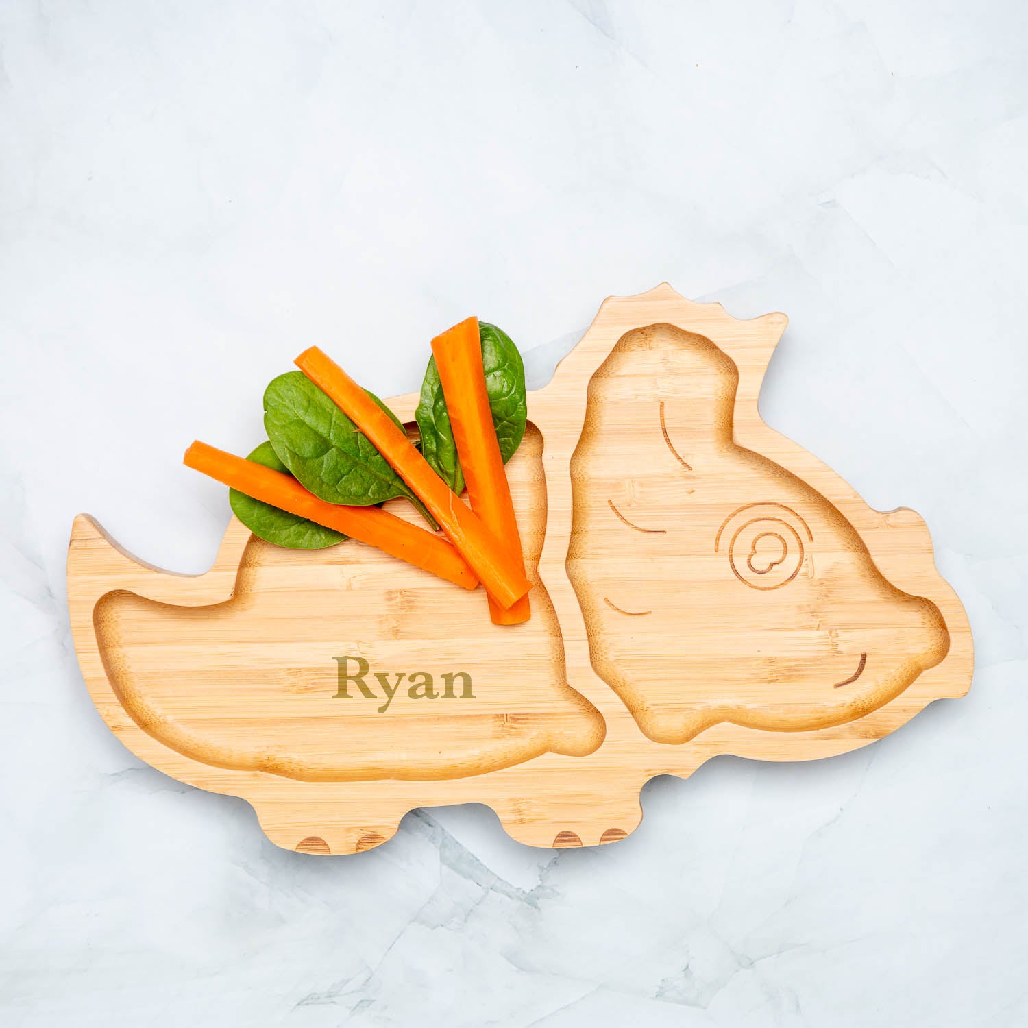Personalised Dinosaur Tiny Dining Suction Plate