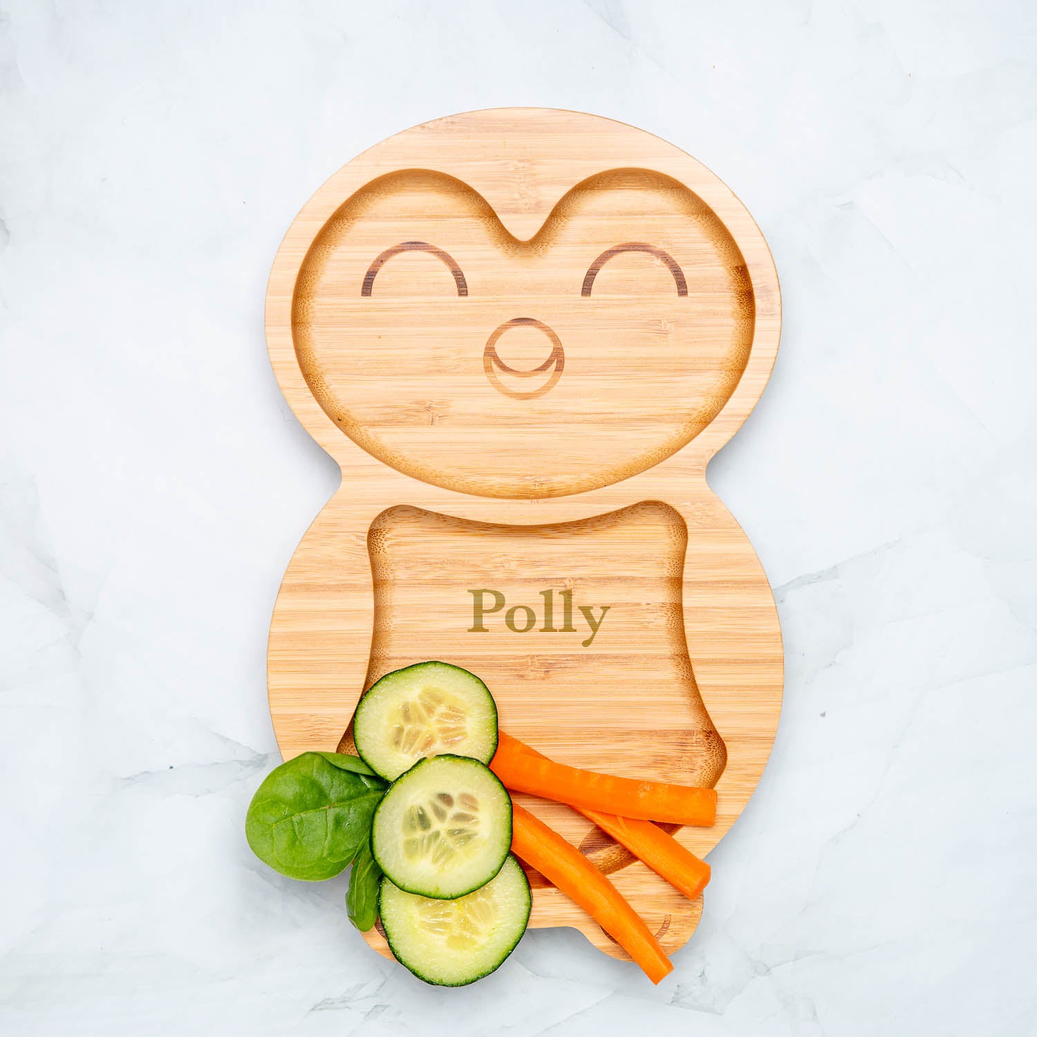 Personalised Penguin Tiny Dining Suction Plate