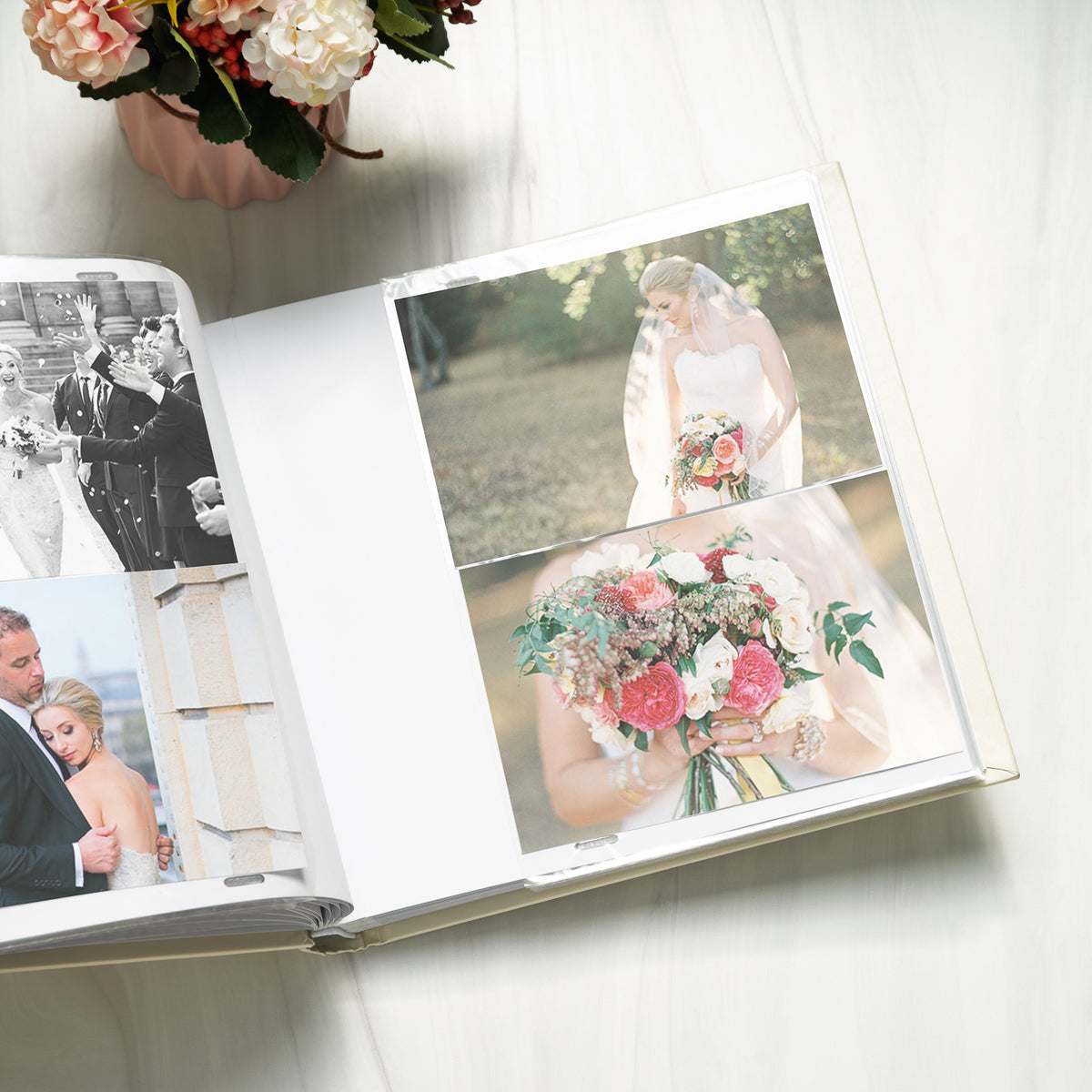 Personalised Ivory Wedding Day Photo Album - Spoken Gifts LTD Personalised Ivory Wedding Day Photo Album - Spoken Gifts LTD