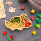 Personalised Dinosaur Tiny Dining Suction Plate