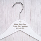 Personalised Cross Message Wooden Hangers