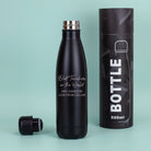 Personalised Best Teacher In The World Thermos Water Bottle - Yes / Black - Thermos Water Bottles