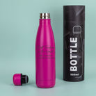 Personalised Best Teacher In The World Thermos Water Bottle - Yes / Dark Pink - Thermos Water Bottles