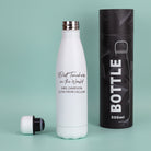 Personalised Best Teacher In The World Thermos Water Bottle - Yes / White - Thermos Water Bottles