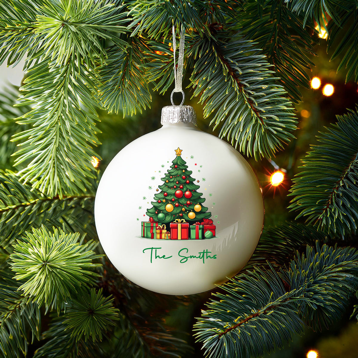 Personalised Christmas Tree Bauble - Baubles