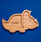Personalised Dinosaur Tiny Dining Suction Plate