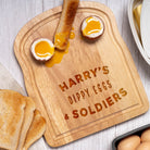 Personalised Dippy Eggs & Soldiers Breakfast Board - Breakfast Boards