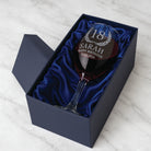 Personalised 80th Birthday Crest Wine Glass - Wine Glasses