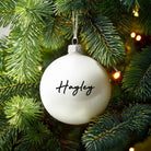 Personalised Large Name Christmas Bauble - Baubles