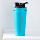 Personalised Groomsman Wedding Protein Shaker Bottle - Light Blue - Protein Shaker Bottles