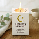 Personalised Eid Mubarak Ramadan Tea Light Holder - Votive Candle Holder