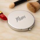 Personalised Mum Silver Compact Mirror - Compact Mirror
