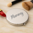 Personalised Mummy Silver Compact Mirror - Compact Mirror