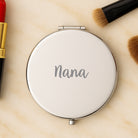 Personalised Nana Silver Compact Mirror - Compact Mirror
