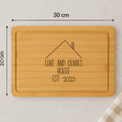 Personalised New Home Chopping Board | Engraved - Chopping Boards