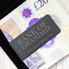 Personalised Bank Of Black Money Clip - Accessories