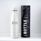 Personalised Initials Thermos Water Bottle - Yes / Grey - Thermos Water Bottles
