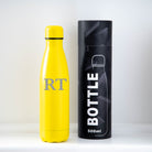 Personalised Initials Thermos Water Bottle - Yes / Yellow - Thermos Water Bottles