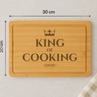 Personalised King Of Wooden Chopping Board - Chopping Boards